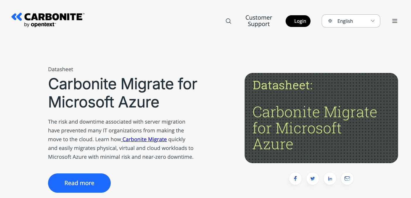 Carbonite Migrate 