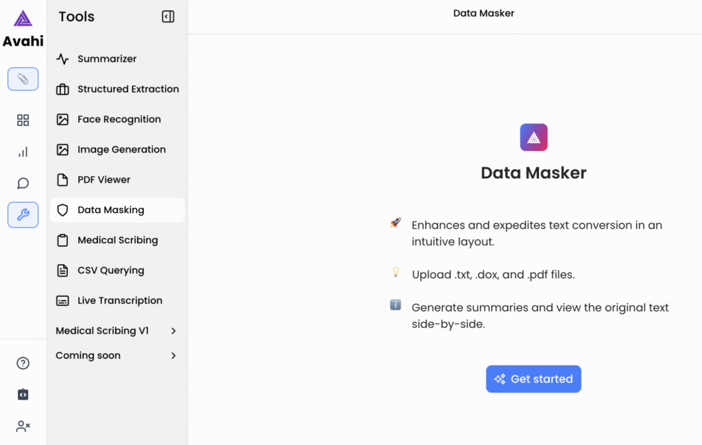 ¿Por qué elegir Avahi Data Masker?: enmascaramiento de datos optimizado, escalable y seguro