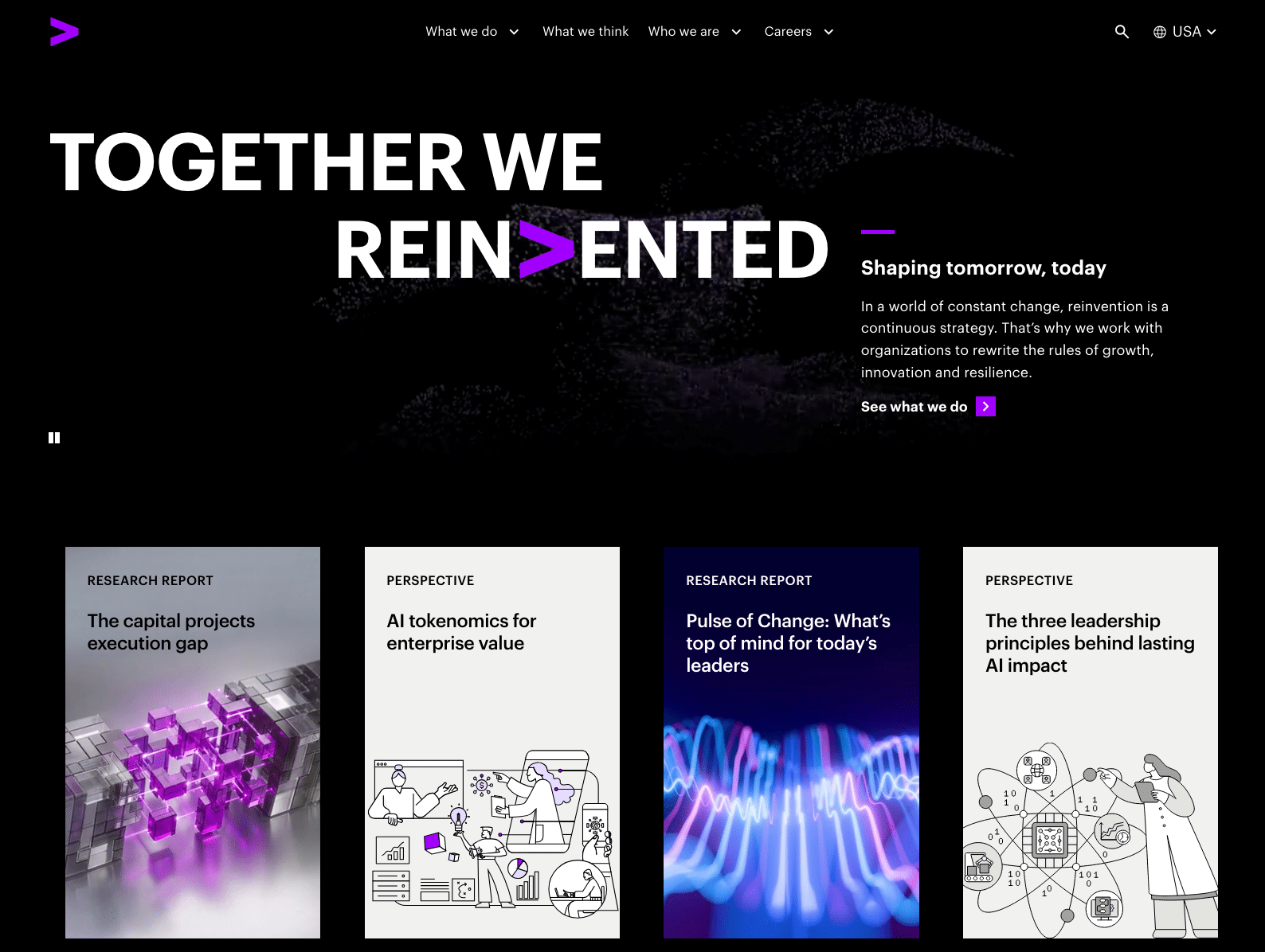 Accenture Homepage