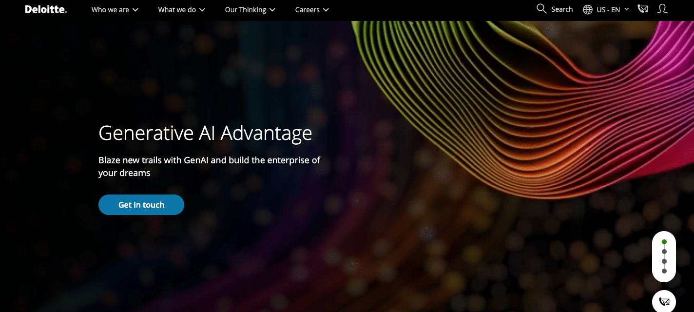 Deloitte Homepage