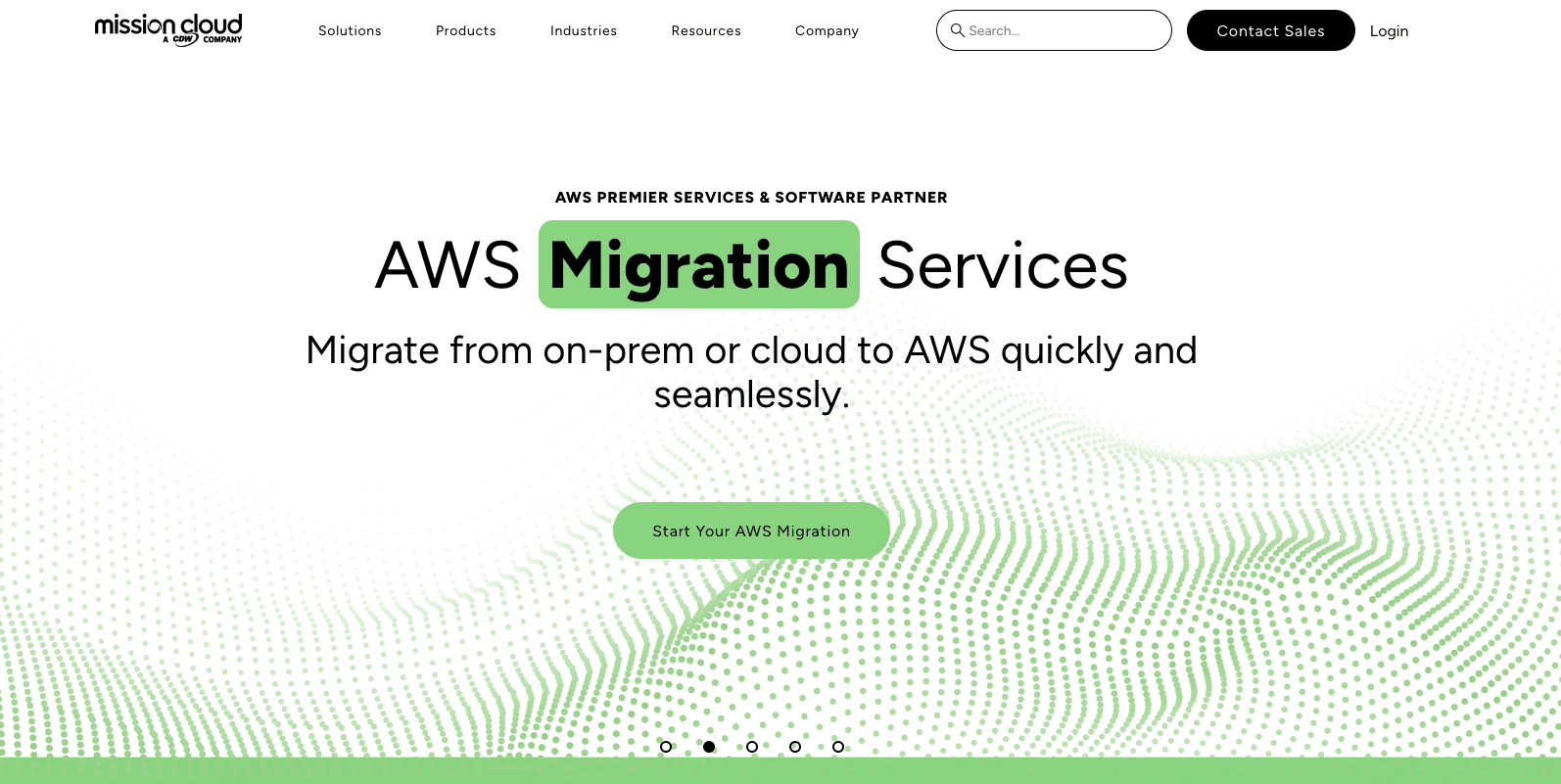 Mission Cloud Homepage